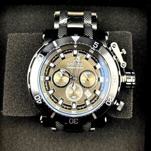 Invicta Coalition Forces 32727 Mens 52mm Black Stainless Chronograph Quartz 100m